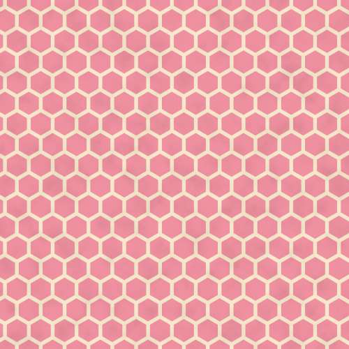 Printed Wafer Paper - Honeycomb - Click Image to Close